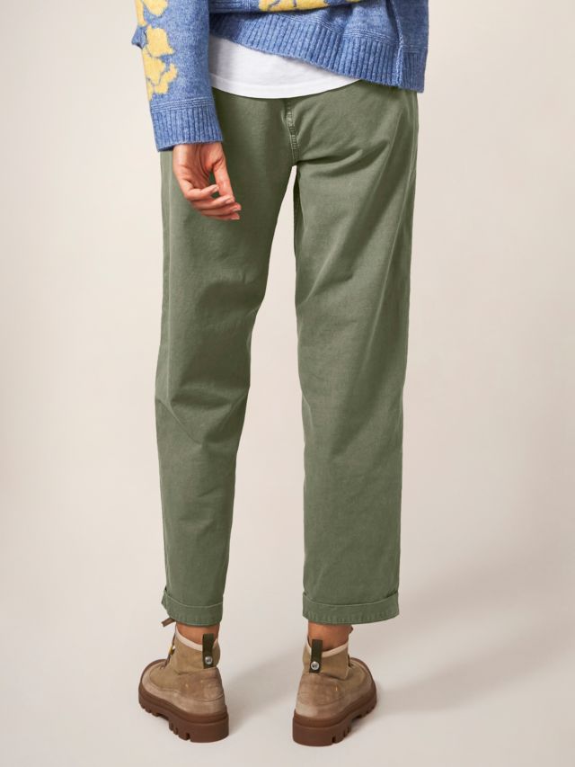 White Stuff Tessa Chinos, Green, 6