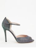 SJP by Sarah Jessica Parker Ursula Peep Toe Court Shoes, Silverglow