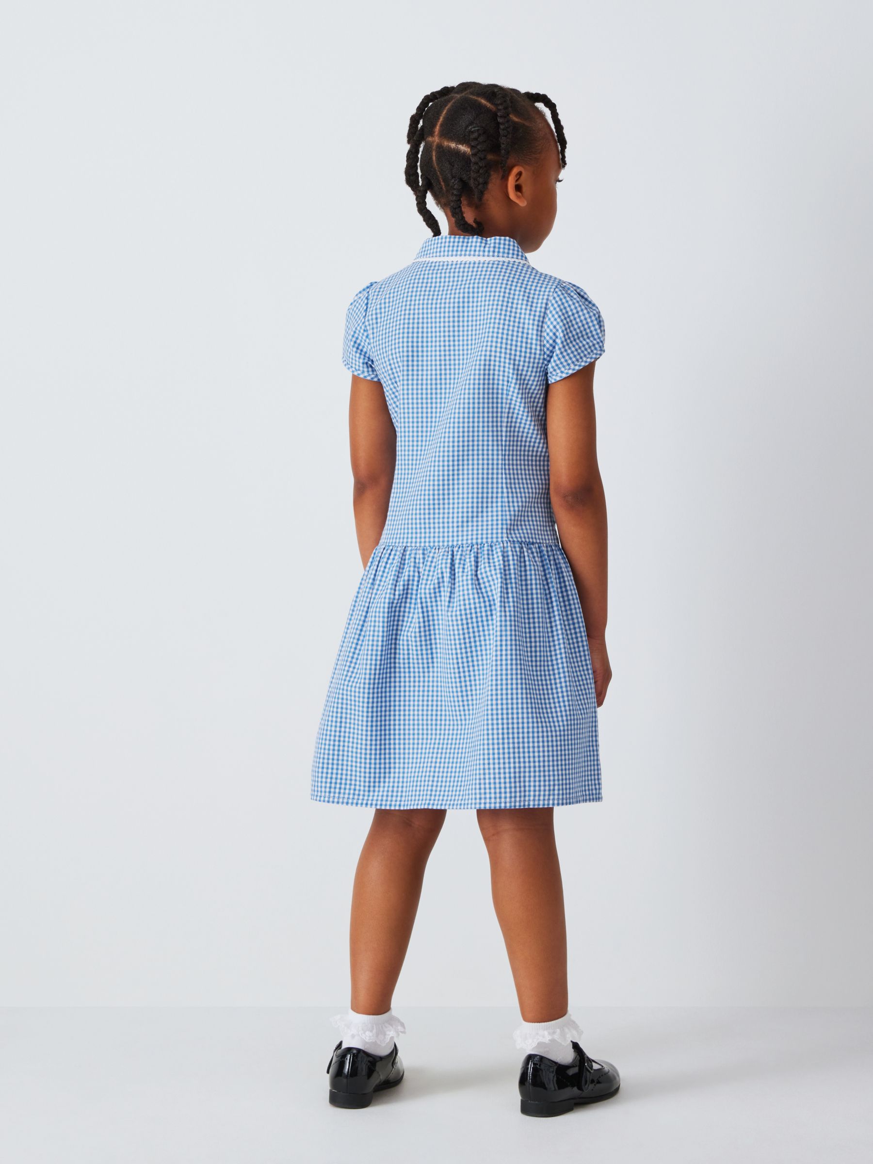 Pale blue best sale gingham school dress