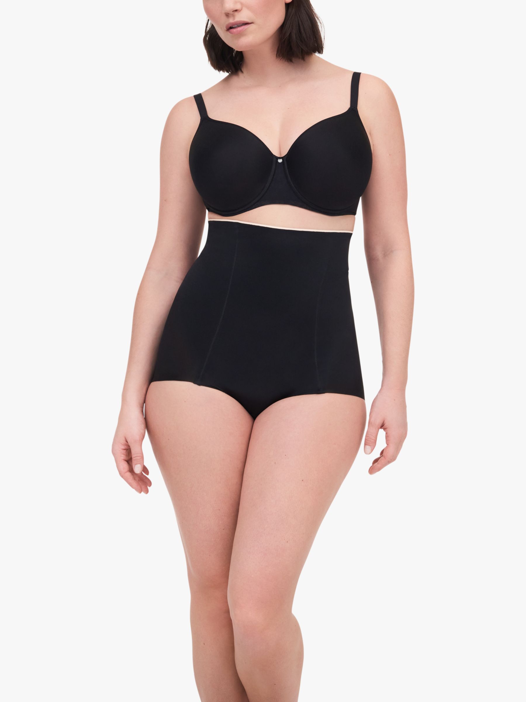 Basic Shaping Open Bust Mid-Thigh Shaper Black