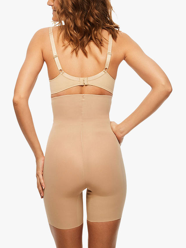 Chantelle Basic Shaping High Waisted Thigh Slimmer, Sand 