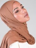Aab Premium Jersey Hijab, Camel
