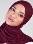 Aab Premium Jersey Hijab, Plum