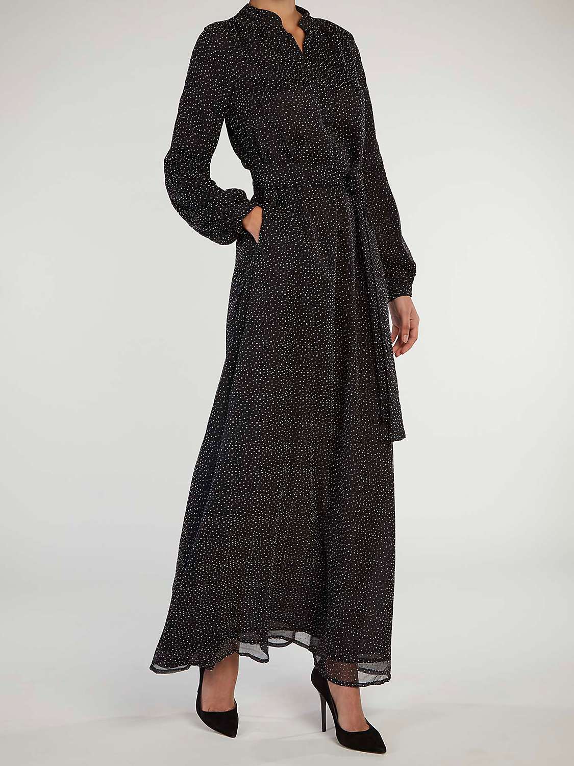 Buy Aab Twilight Maxi Dress, Black/Multi Online at johnlewis.com