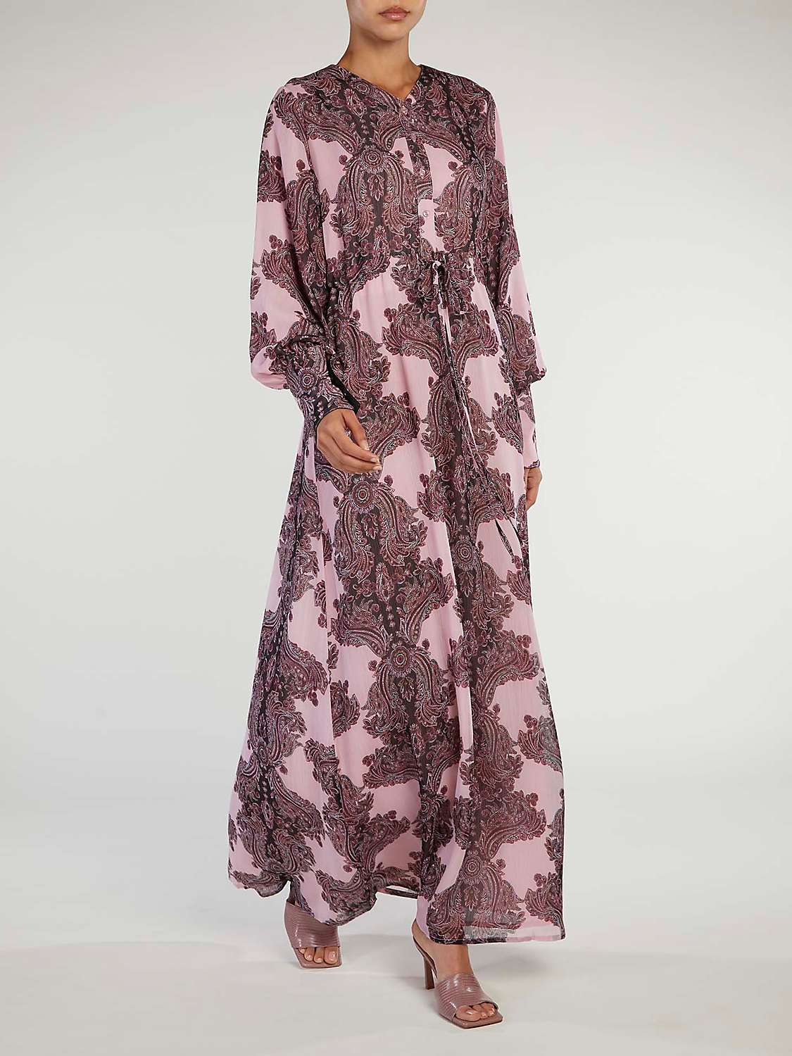 Buy Aab Paisley Maxi Dress, Pink Multi Online at johnlewis.com