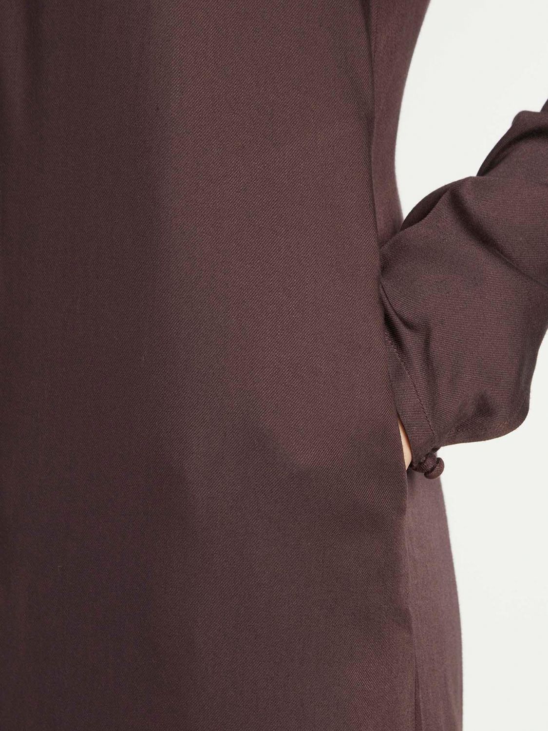 Buy Aab Slim Fit Shirt Maxi Dress, Brown Online at johnlewis.com