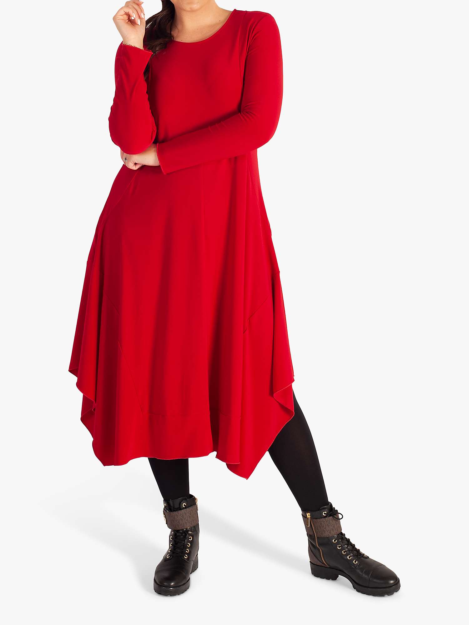 Buy chesca Panelled Jersey Drape Midi Dress Online at johnlewis.com