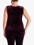 chesca Stretch Velvet Unlined Cami