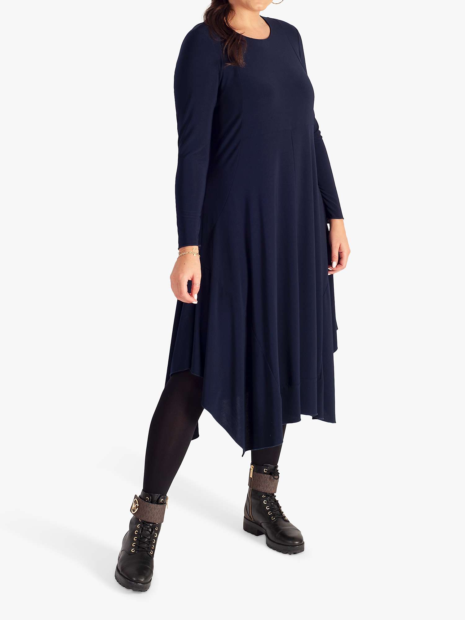 Buy chesca Panelled Jersey Drape Midi Dress Online at johnlewis.com