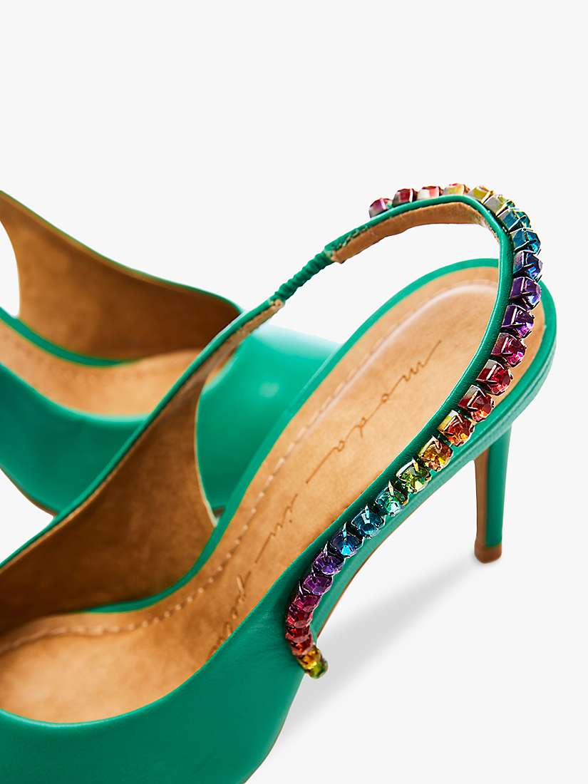 Buy Moda in Pelle Divah Leather Embellished Slingback Court Shoes Online at johnlewis.com