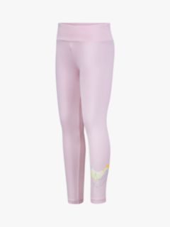 Nike Kids' DIY Graphic Logo Leggings, Pink Bloom, 2-3 years