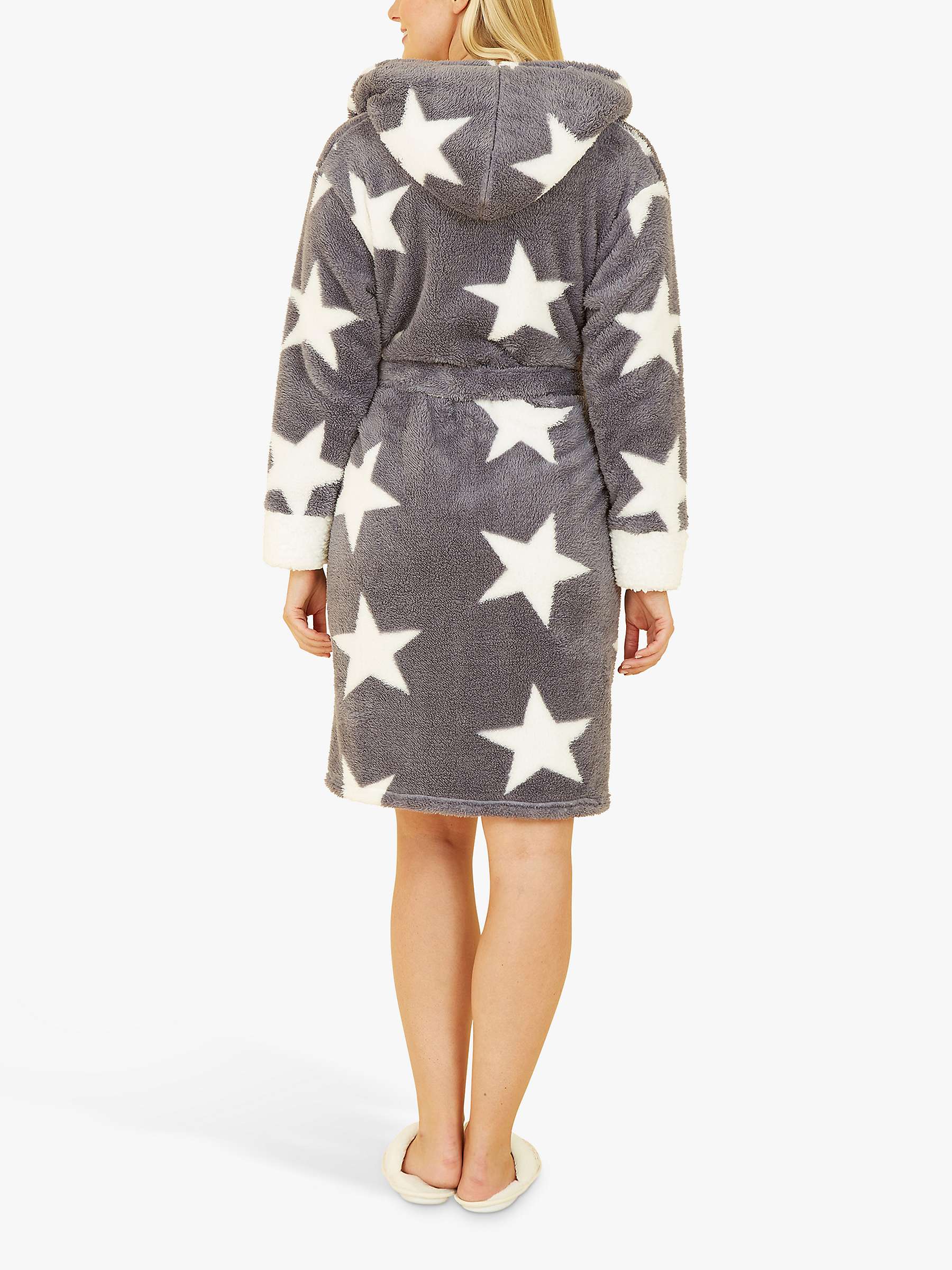 Buy Yumi Super Soft Star Print Dressing Gown Online at johnlewis.com