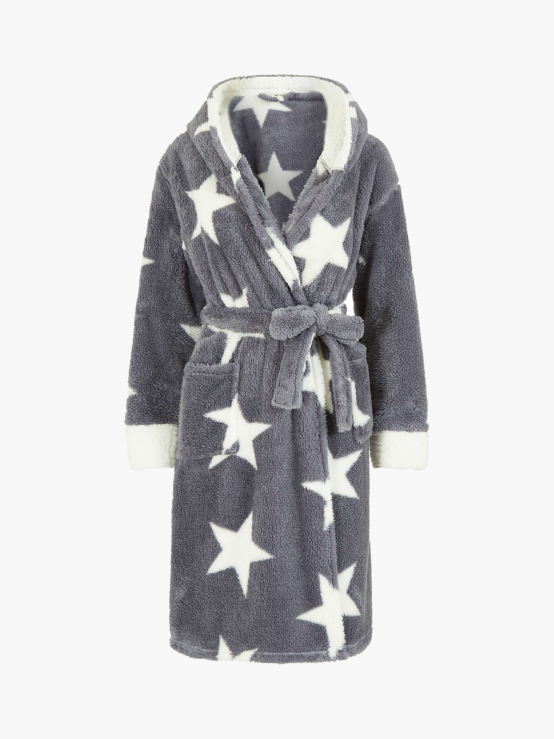 Buy Yumi Super Soft Star Print Dressing Gown Online at johnlewis.com