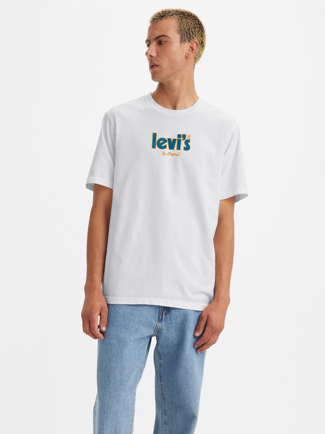 Levi's Relaxed Fit Short Sleeve T-Shirt - Men's - Vertical Caviar S