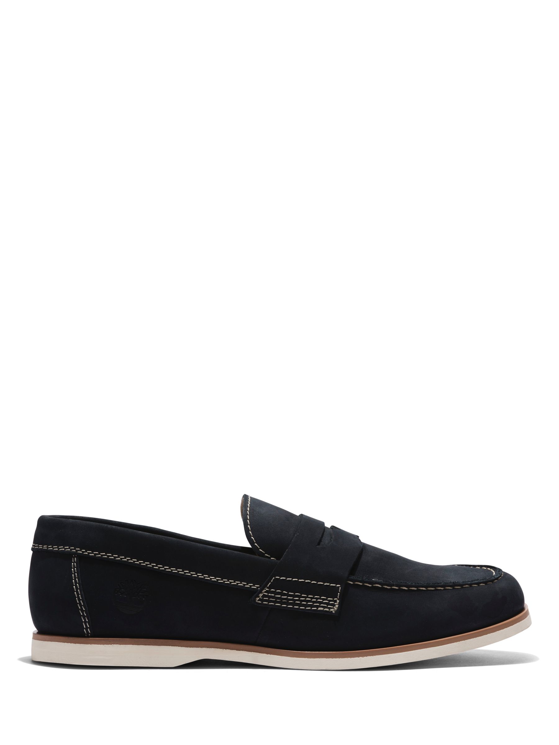 Timberland Venetian Suede Loafers, Navy at John Lewis & Partners