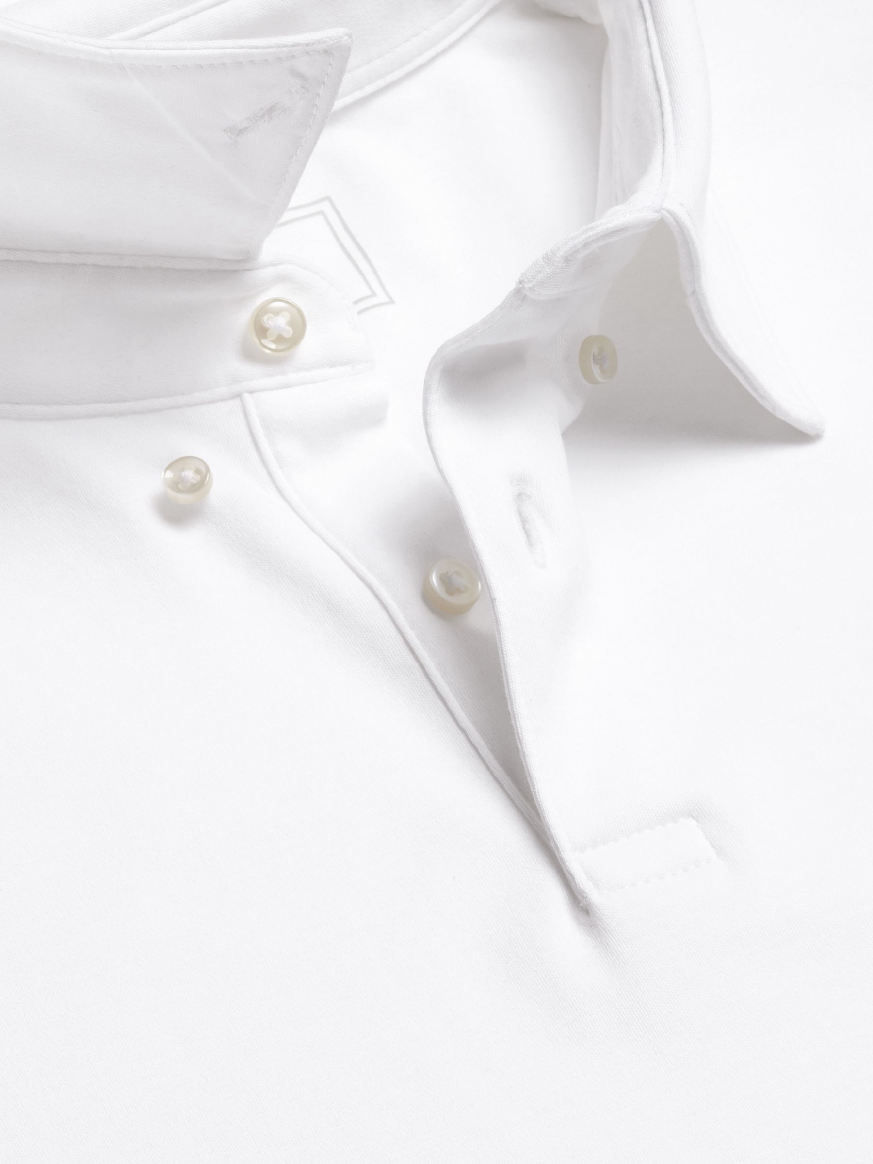 Charles Tyrwhitt Smart Jersey Short Sleeve Polo, White At John Lewis &  Partners