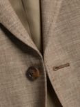 Charles Tyrwhitt Slim Fit Linen Cotton Blazer, Taupe