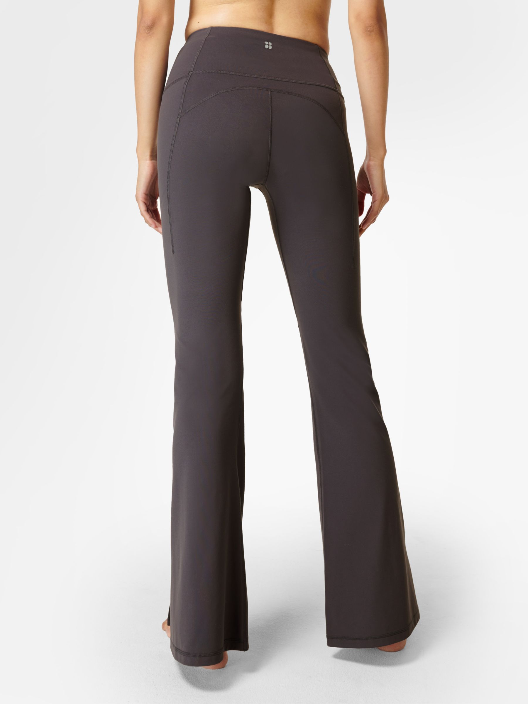 Sweaty Betty Super Soft 32 Flare Yoga Trousers, Urban Grey at John Lewis &  Partners