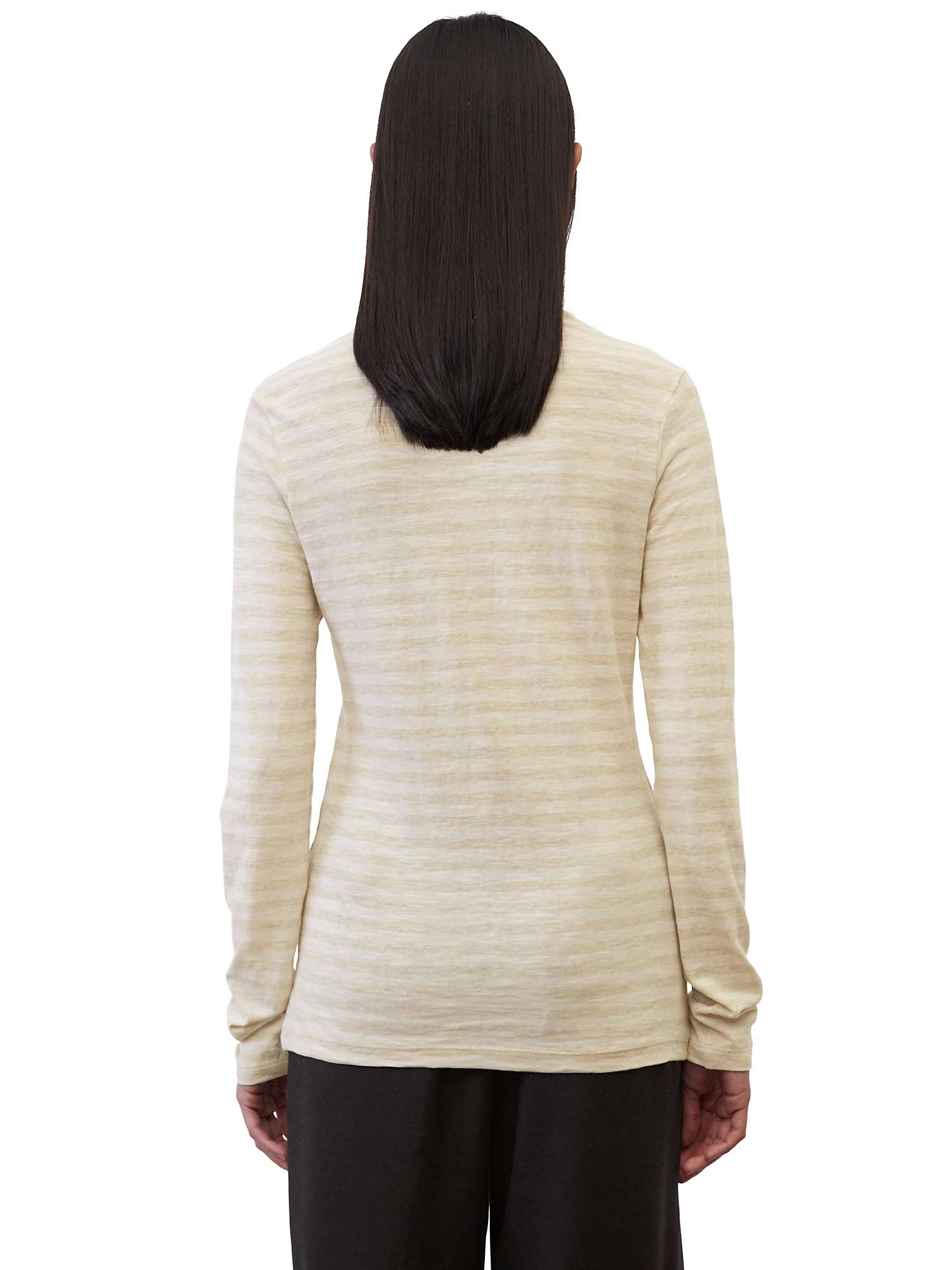 Buy Marc O'Polo Striped Long Sleeve Cotton T-Shirt Online at johnlewis.com