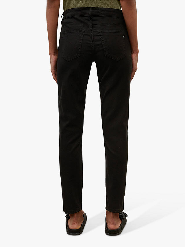 Marc O'Polo Mid Waist Slim Jeans, Black