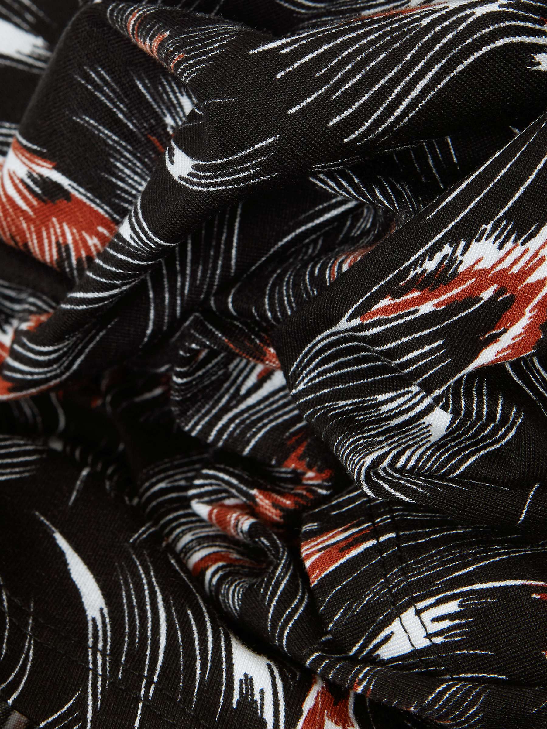 Buy Hobbs Nala Abstract Print Jersey Dress, Black/Multi Online at johnlewis.com