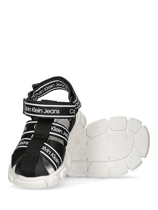 Calvin Klein Kids' Velcro Sandals, Black