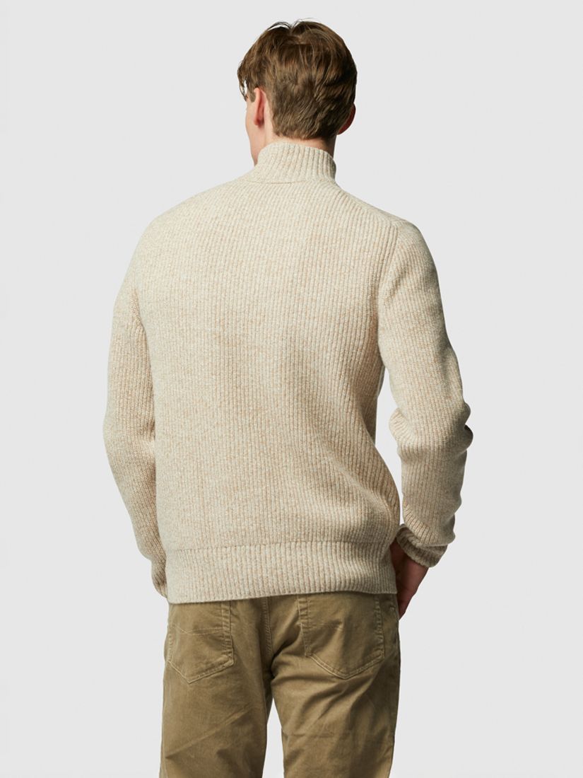 Rodd & Gunn Robbies Road Lambswool Knit Jumper, Sand at John Lewis ...