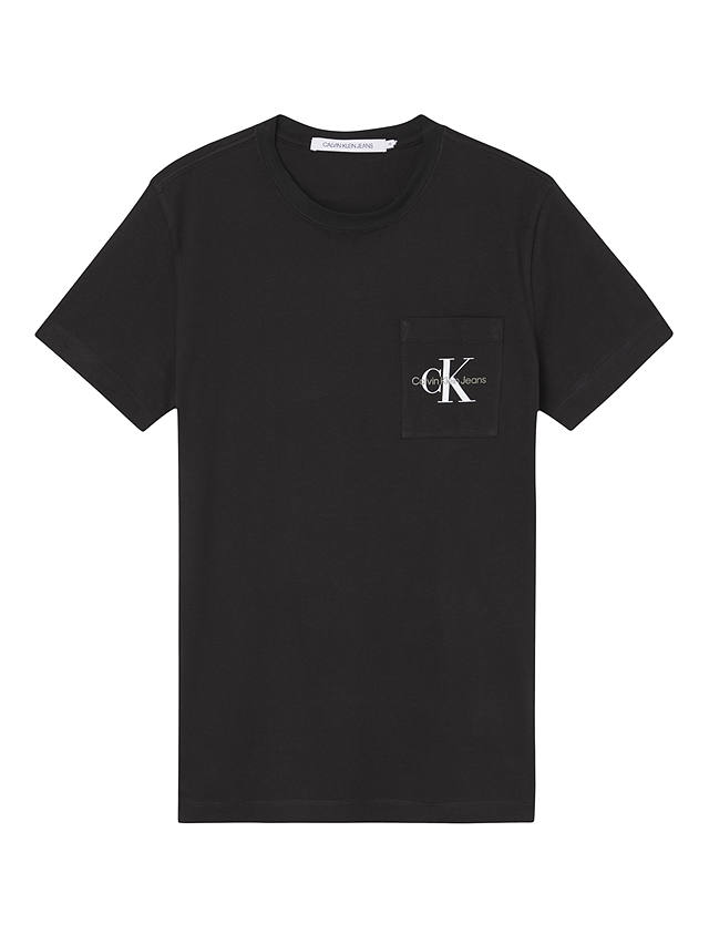 Calvin Klein Jeans Monogram Pocket T-Shirt, Black
