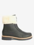 Barbour Rowen Faux Fur Lined Leather Ankle Boots
