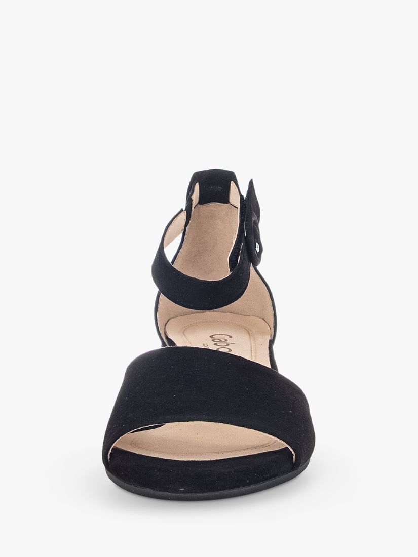 Gabor Maid Ankle Strap Sandals, Black at & Partners