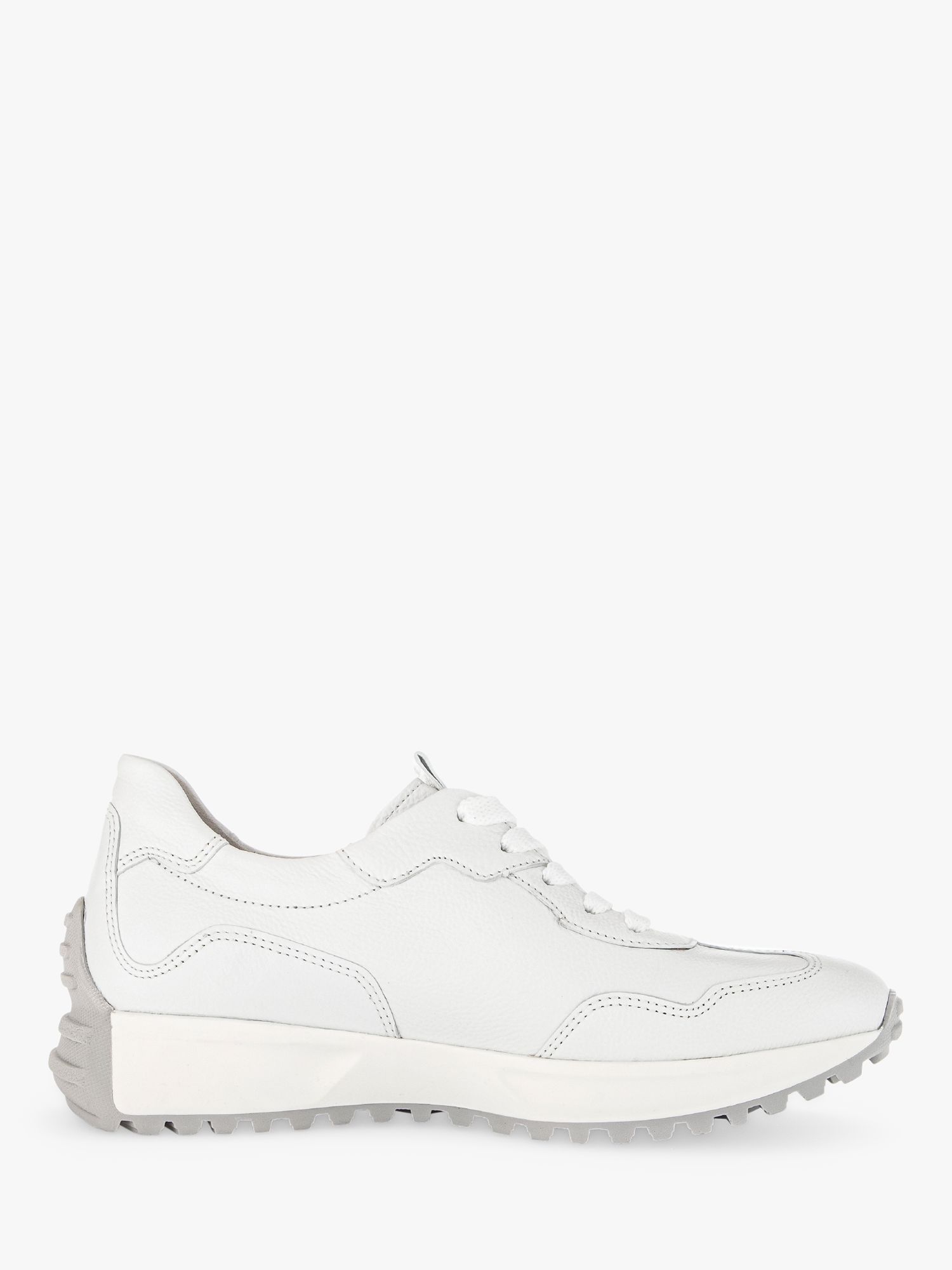 Gabor Elite Leather Trainers, White