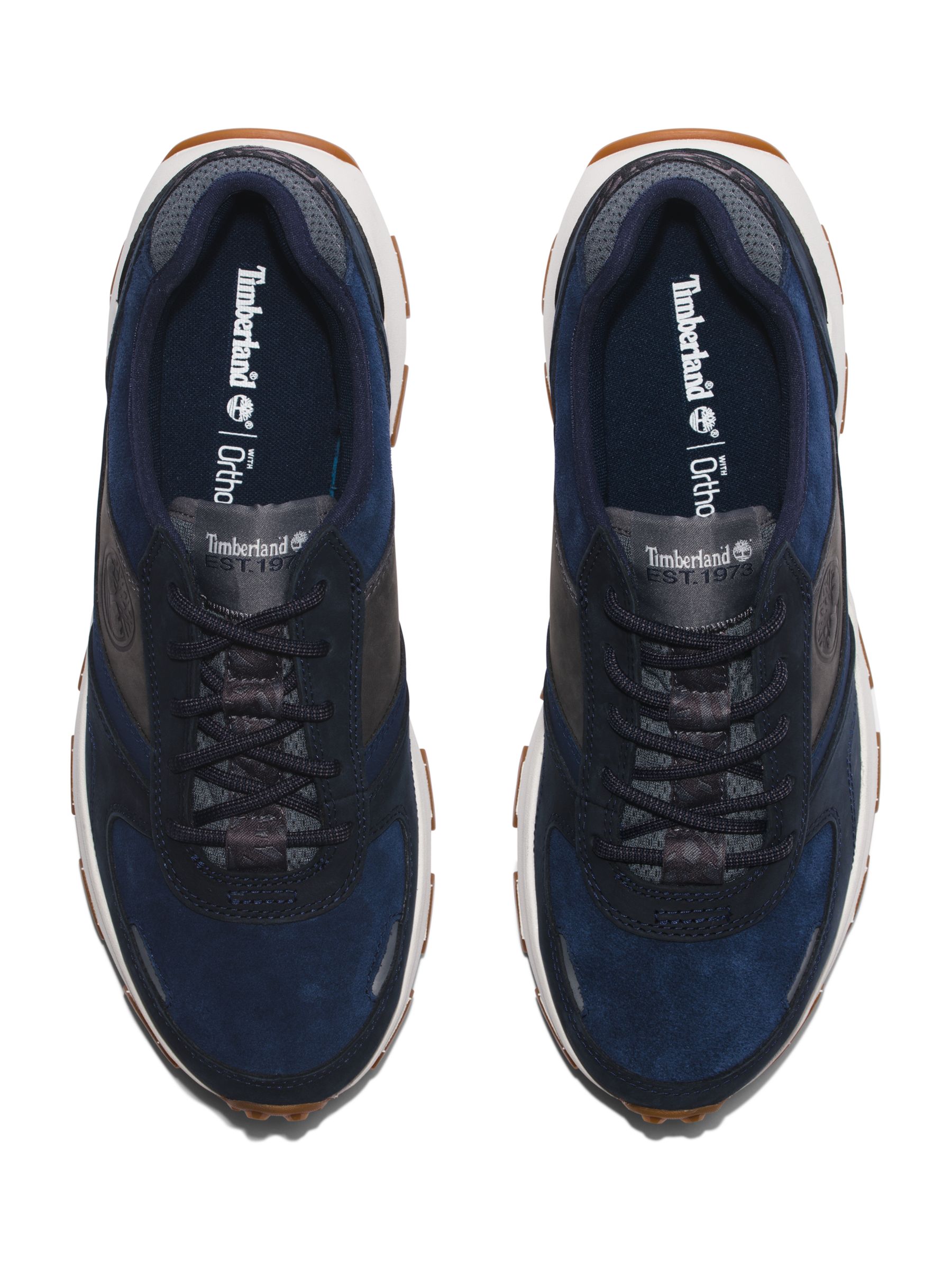 Timberland Windsor Park Suede Trainers, Navy, 7