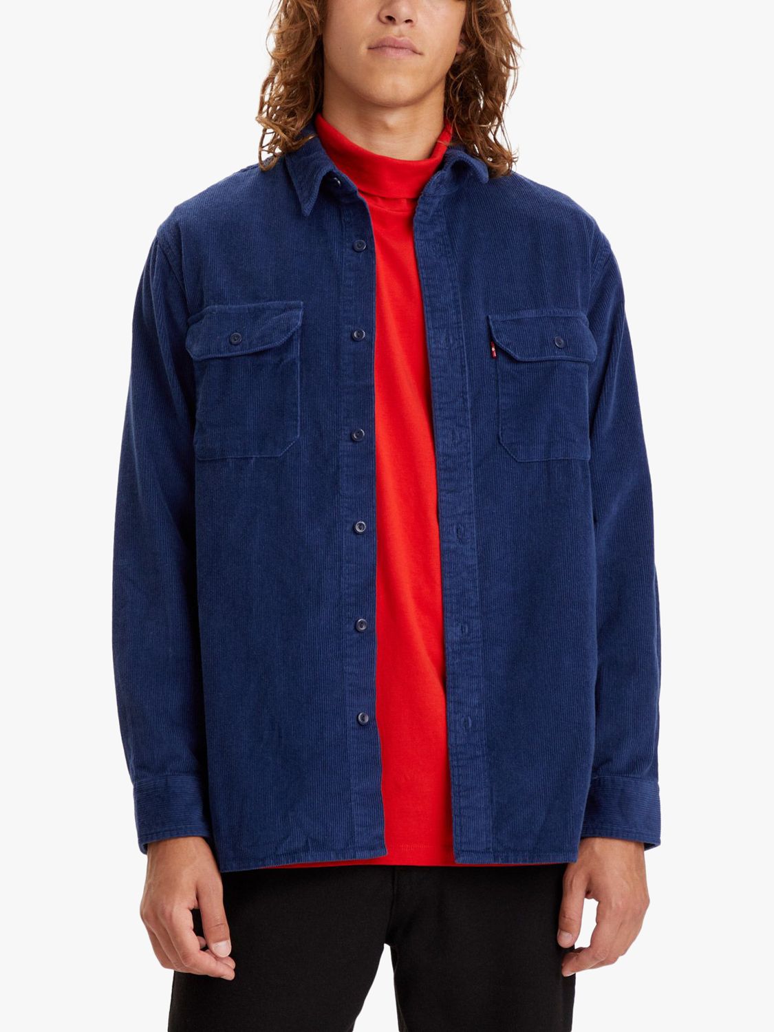 Levi's Classic Worker Shirt, Naval Academy at John Lewis & Partners