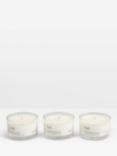 hush Set Of Three Mini Candles, Clear