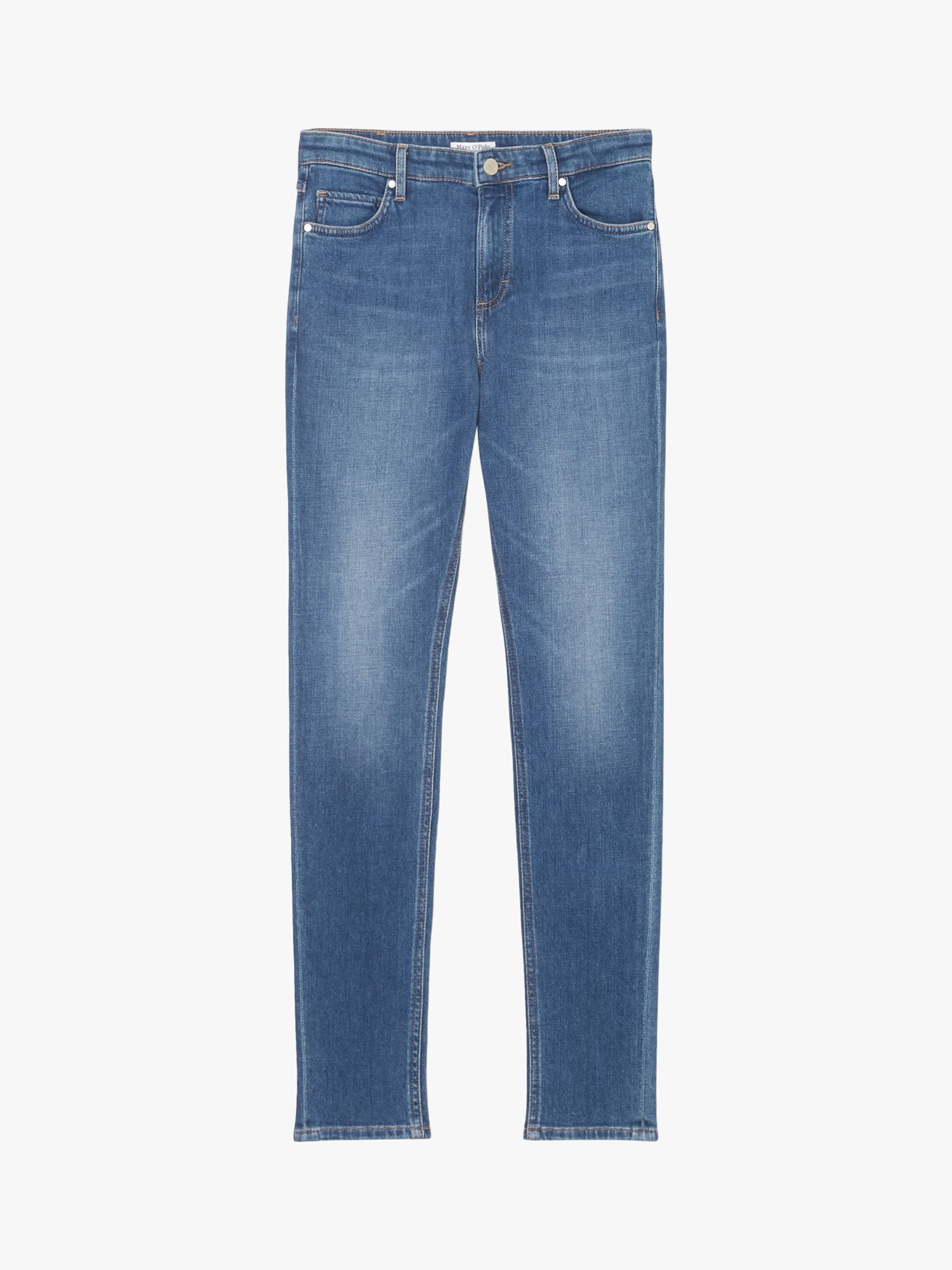 Marc O'Polo Denim High Waist Skinny Jeans, Washed Blue, 32L