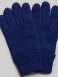 Superdry Essential Plain Gloves, Bright Blue Grit