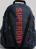 Superdry Mountain Tarp Graphic Backpack, Deep Navy