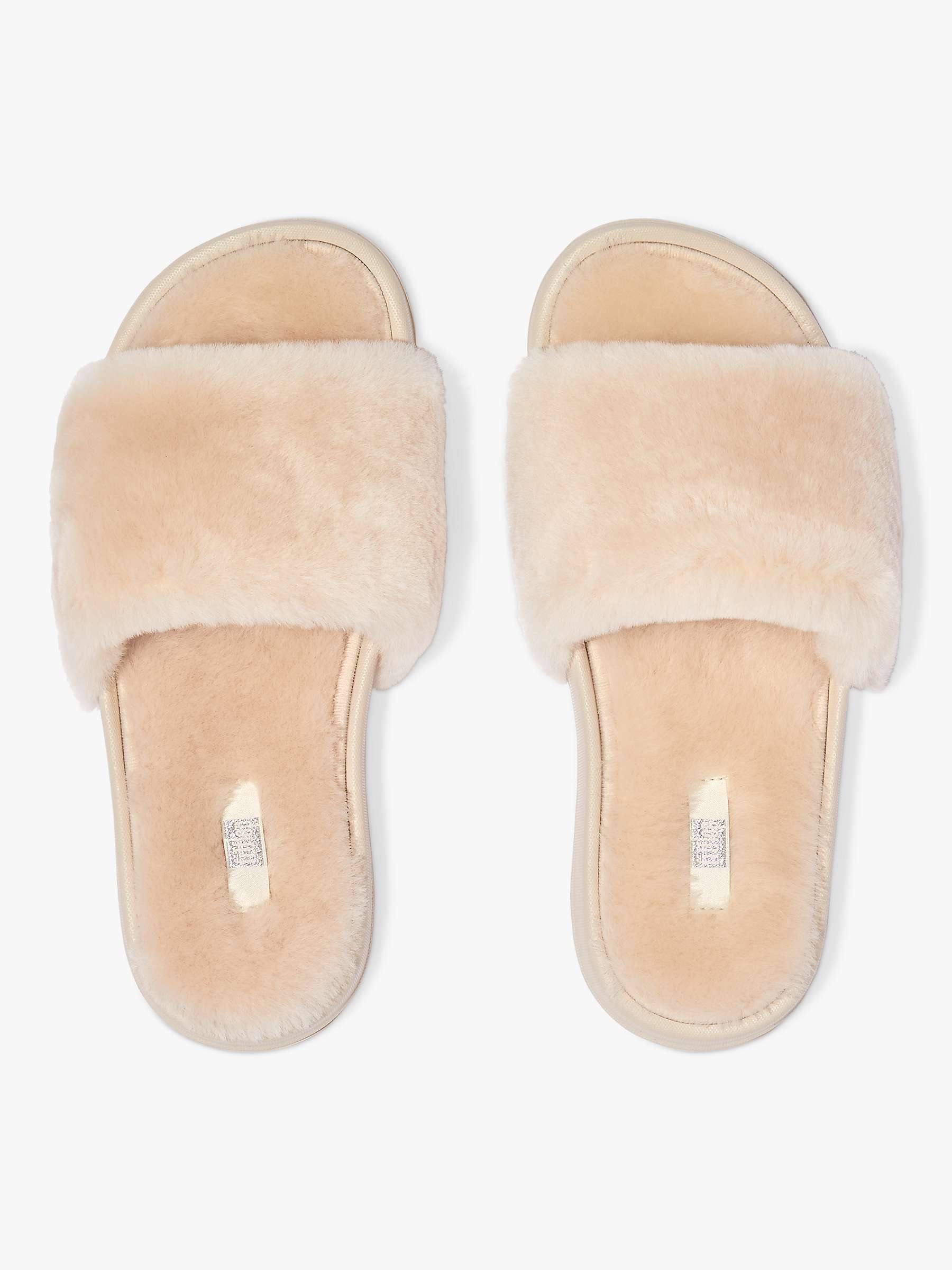 Buy FitFlop IQushion Shearling Sliders Online at johnlewis.com