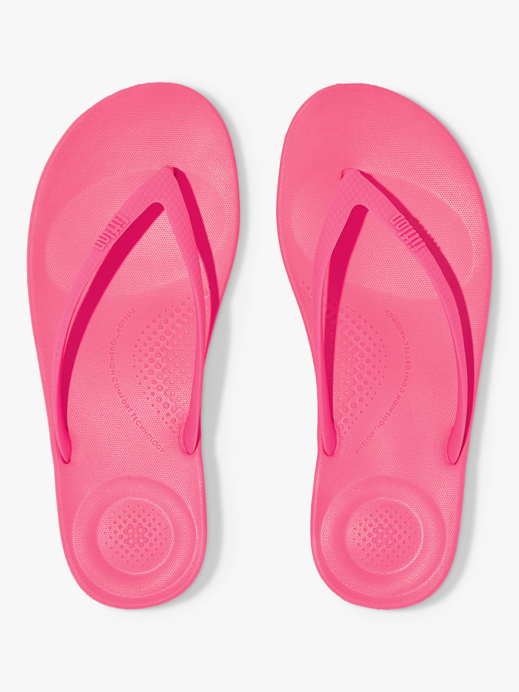 FitFlop IQushion Flip Flops, Pop Pink