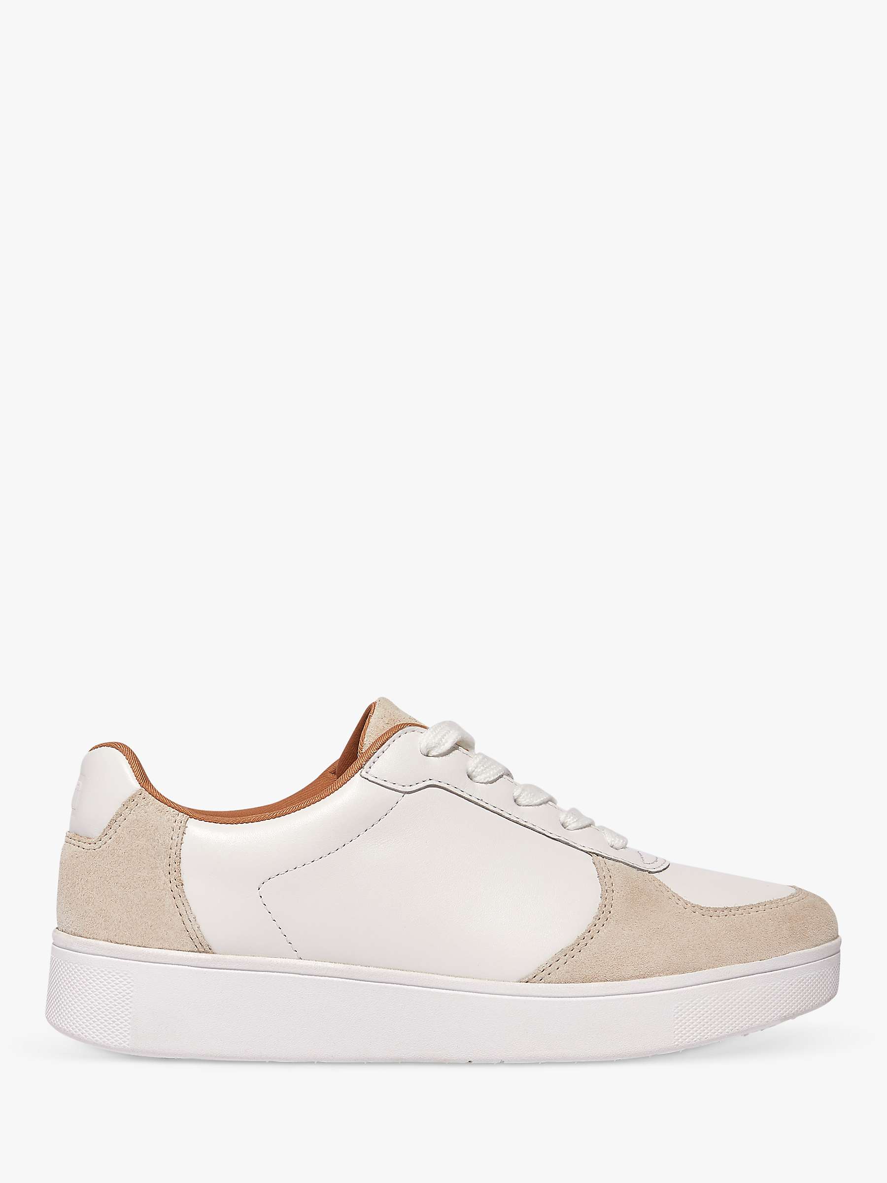 Buy FitFlop Rally Leather Lace Up Trainers Online at johnlewis.com