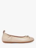 FitFlop Allegro Bow Leather Pumps, Stone Beige