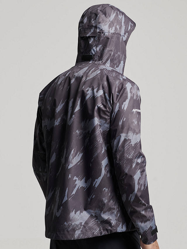 Superdry Waterproof Sports Jacket, Brush Camo Dark at John Lewis & Partners