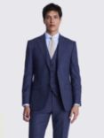 Moss Tailored Fit Check Jacket, Blue