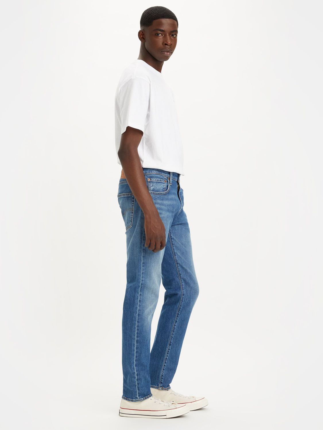 Levi's 512 Slim Tapered Jeans, Z6990 Medium Indigo Worn In at John Lewis &  Partners
