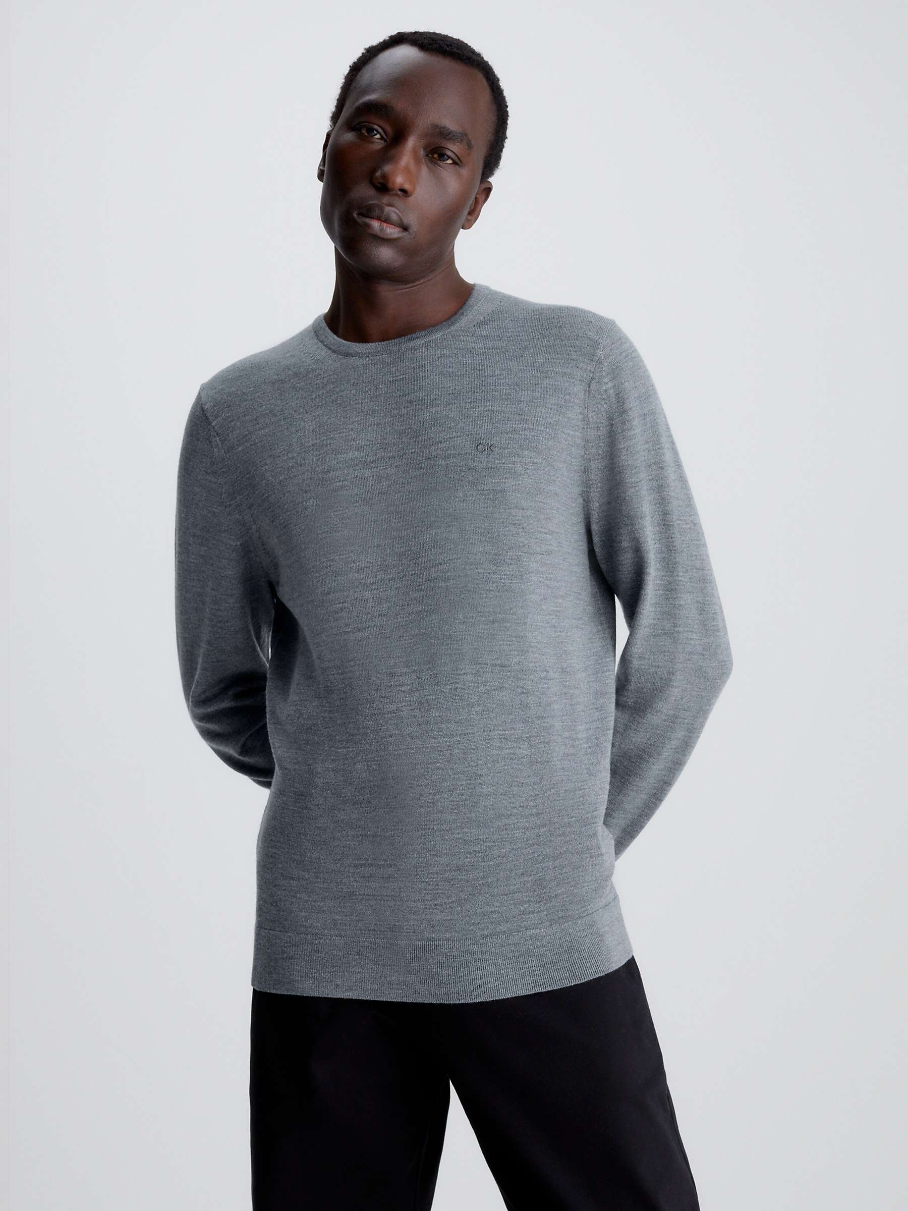 Buy Calvin Klein Merino Wool Jumper Online at johnlewis.com
