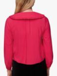 Whistles Oversized Collar Blouse, Pink, Pink