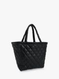 Whistles Lyle Leather Quilted Handbag, Black