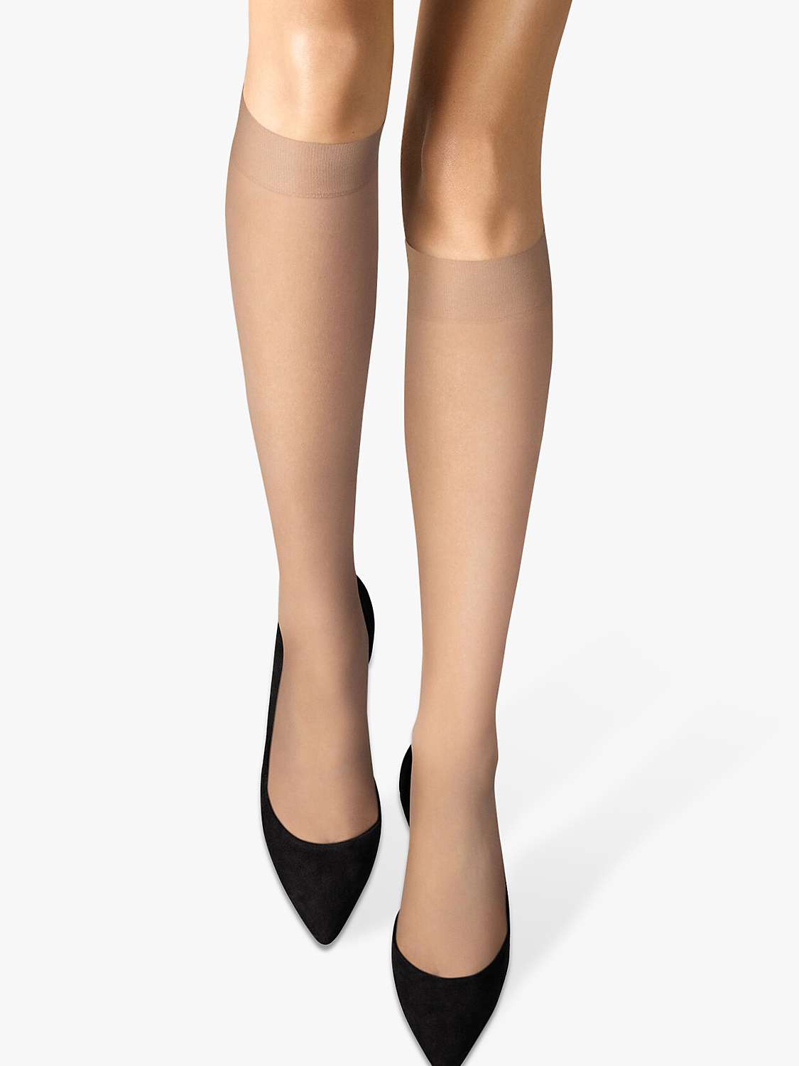 Buy Wolford Satin Touch 20 Denier Knee High Socks, Pack of 3, Cosmetic Online at johnlewis.com
