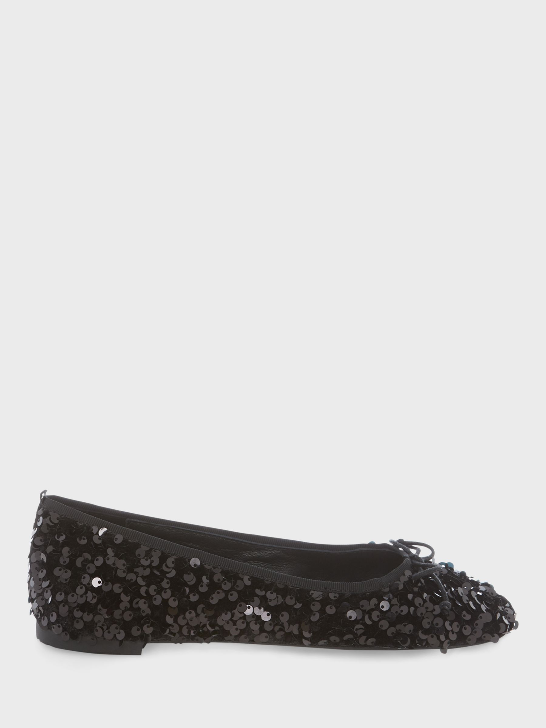 Hobbs Hattie Sequin Ballerina Pumps, Black