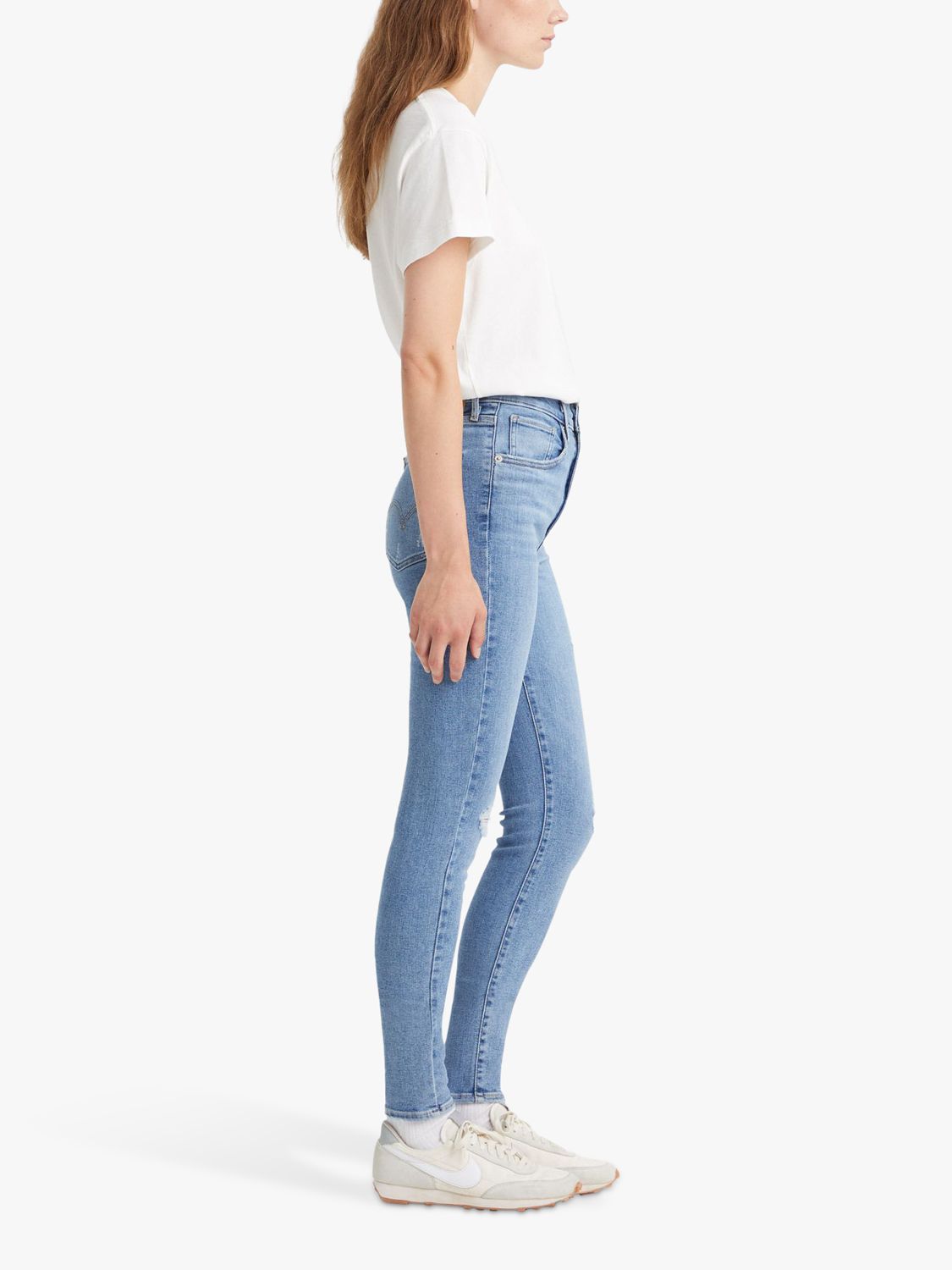 Levi's Mile High Super Skinny Jeans, Keep Away at John Lewis & Partners